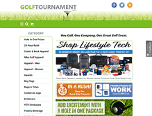 Tablet Screenshot of golftournament.com
